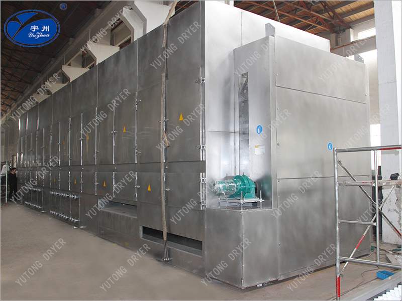 DWC series multi-layer belt perforated airflow belt dryer